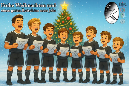 Frohe Weihnachten und einen guten Rutsch ins neue Jahr wünscht die JFG Günztaler Kickers